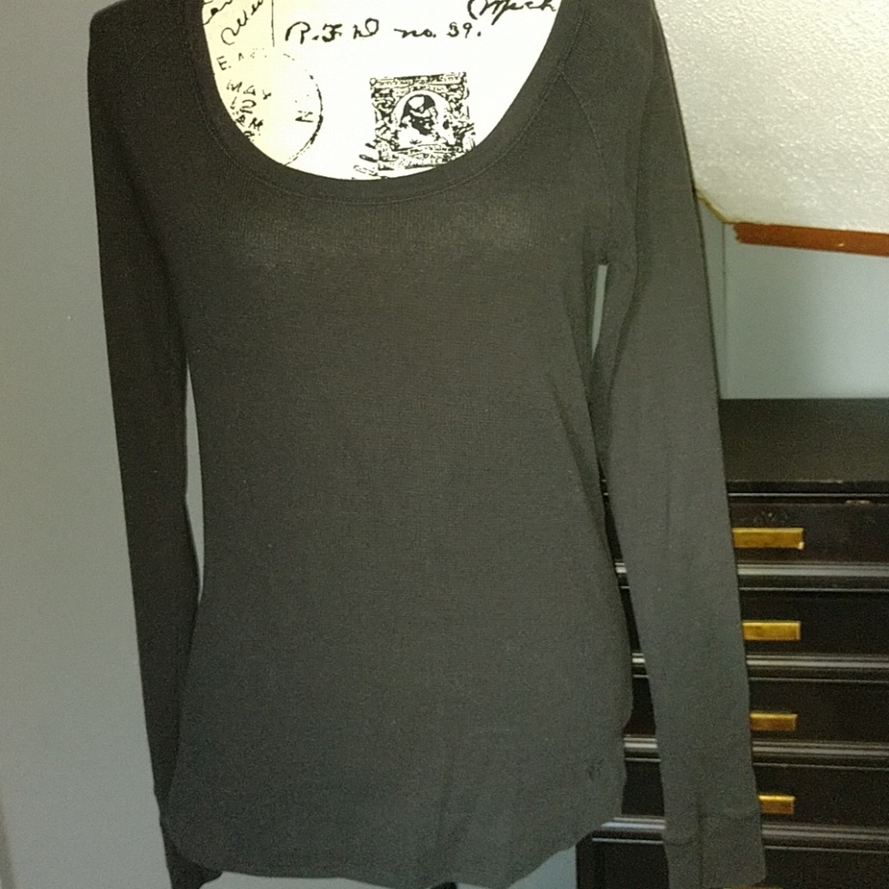 PINK lightweight thermal long sleeve tee